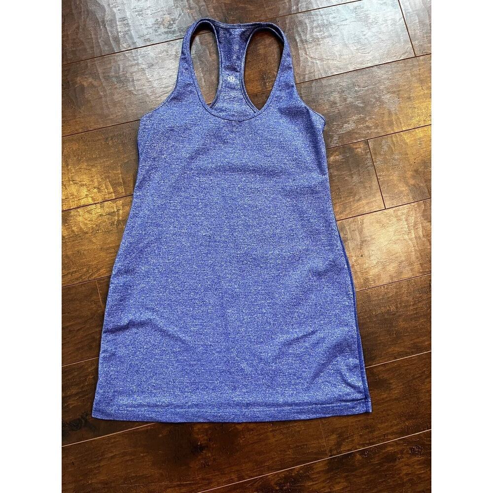 lululemon athletica Heathered Royal Blue Racerback Tank